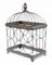 Melrose 19" Rustic Metal Birdcage Wine 6-Bottle Holder Storage Rack